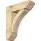 Ekena Millwork Thorton Slat Rough Sawn Bracket w/ Offset Brace, Douglas Fir, 8"W x 26"D x 30"H BKT0806X26X30THR06RDF - alternate 1